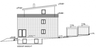 Bild:Haus mit Pultdach